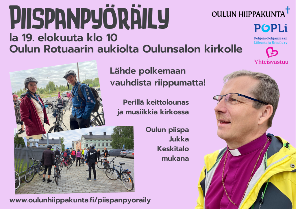 Oulun piispanpyöräily kuva